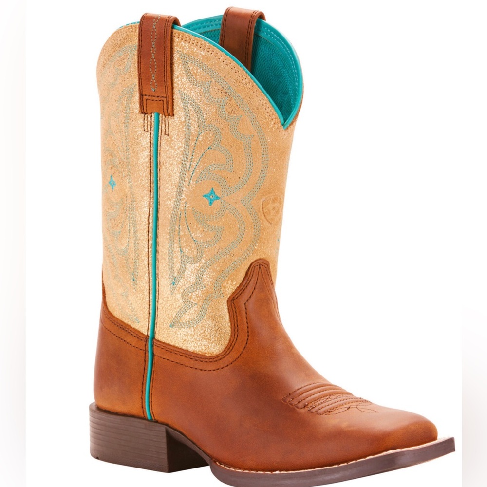 Ariat Girls' Quickdraw Western Boots - Square Toe